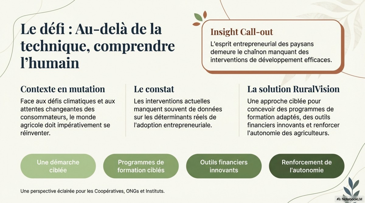 Le défi : Au-delà de la technique, comprendre l'humain