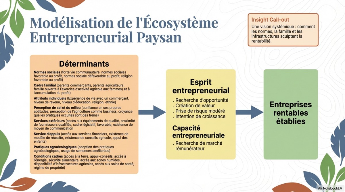 Modélisation de l'Écosystème Entrepreneurial Paysan